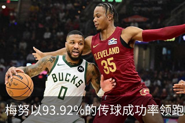 梅努以93.92%的传球成功率领跑英超中场
